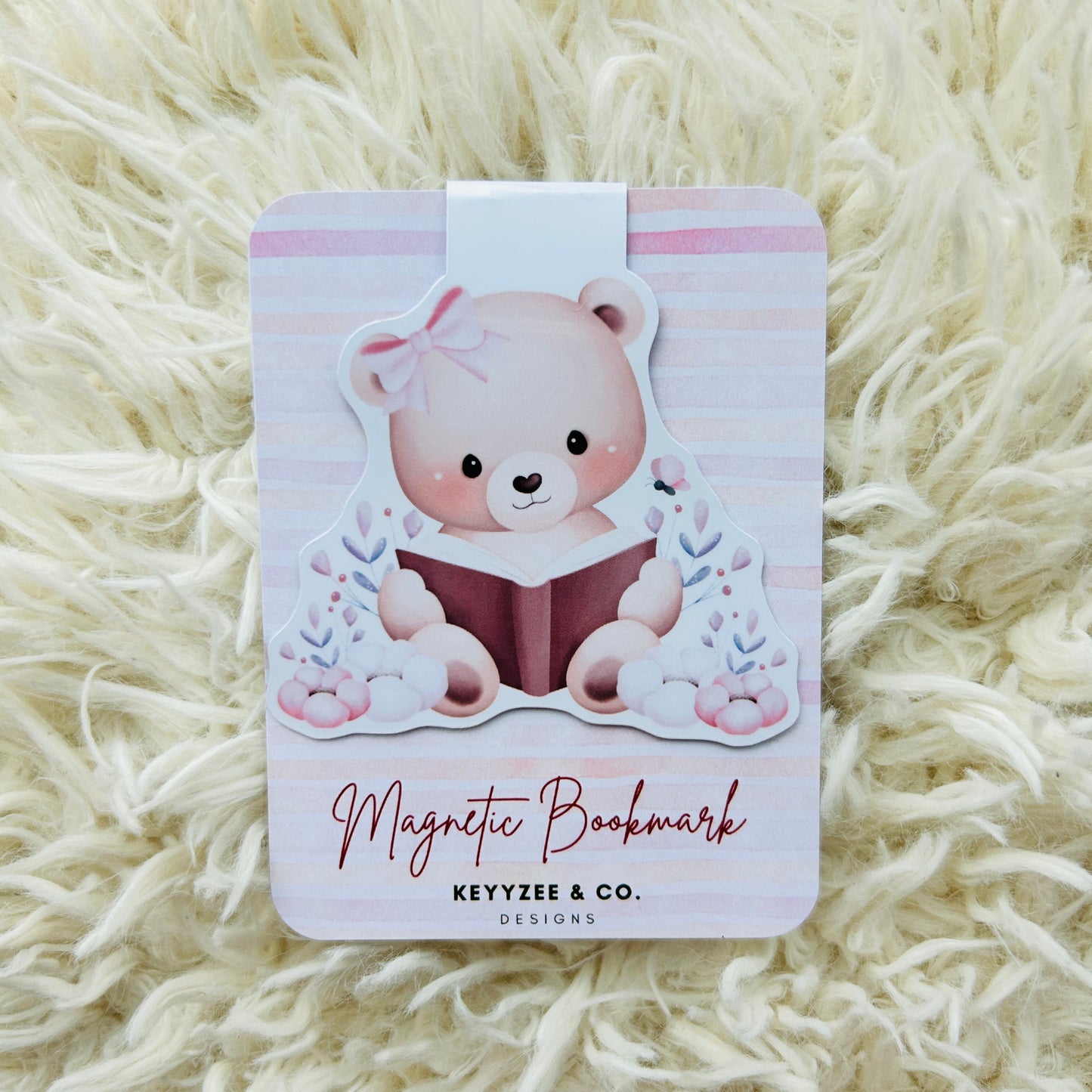 Teddy Bear Magnetic Bookmark