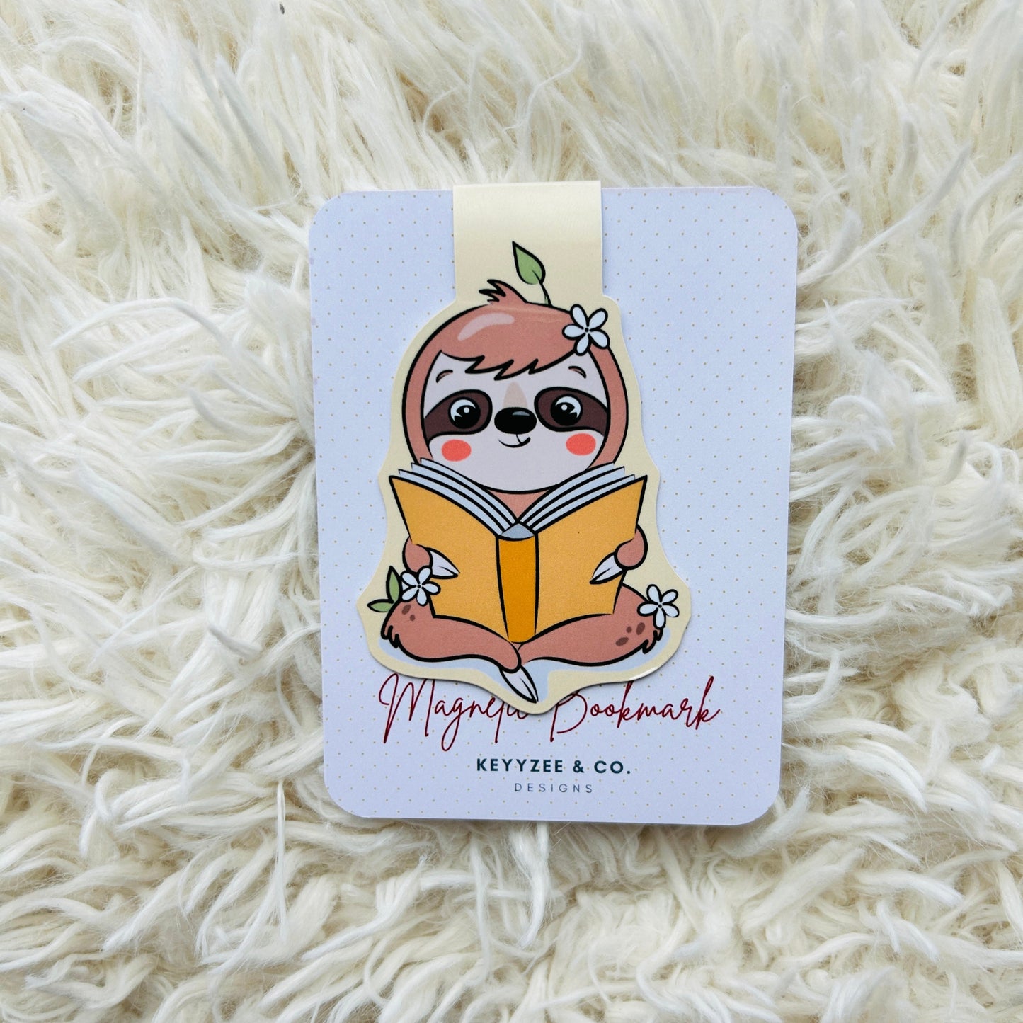 Sloth Magnetic Bookmark