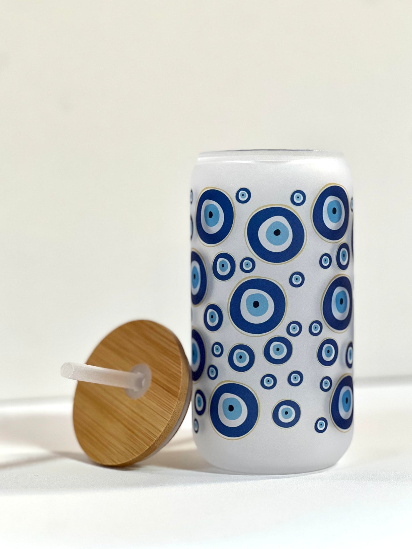 Blue Evil Eye Libbey Cup